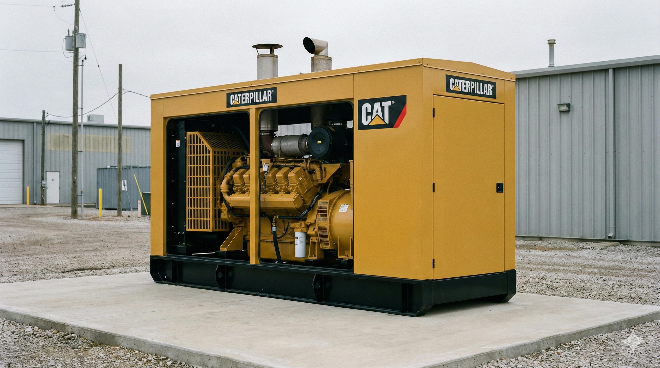 Industrial diesel generator