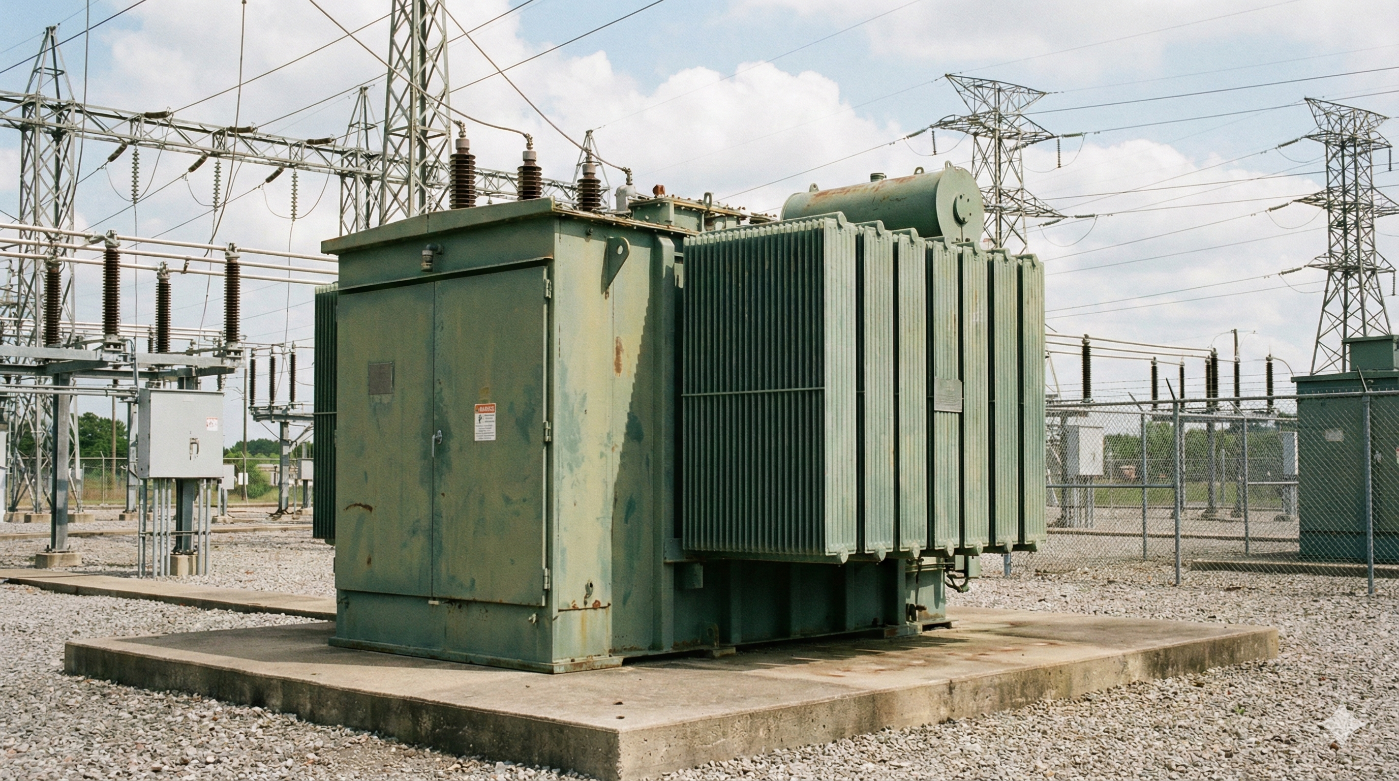 Electrical transformer substation
